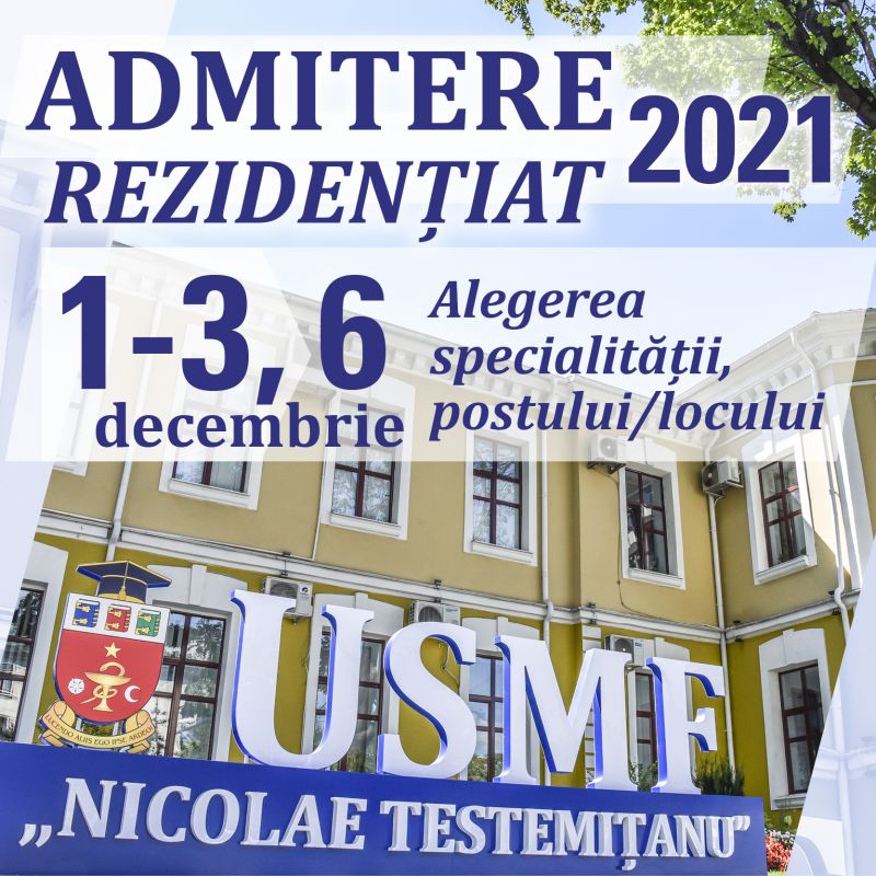 admitere rezidențiat